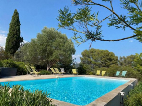Mas provençal dans un vignoble